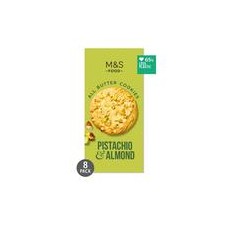 Marks and Spencer 8 Pistachio and Almond Cookies 200g.