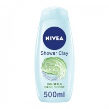 Nivea Shower Clay Fresh Ginger And Basil 500Ml