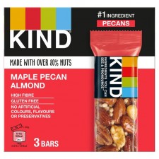 Kind Bars Maple Pecan Almond Snack Bars Multipack 3x30g