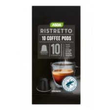Asda Nespresso Compatible Ristretto Coffee Pods 10 Pack