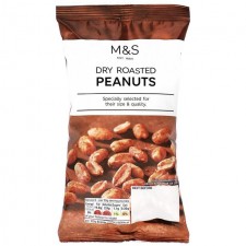 Marks and Spencer  Dry Roasted Peanuts 200g