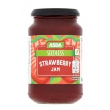 Asda Seedless Strawberry Jam 454g