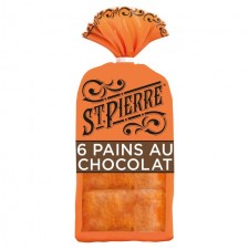 St Pierre Pain Au Chocolat Individually Wrapped 6 per pack