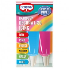 Dr Oetker Rainbow Decorating Icing 6 Pack 114g