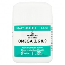 Morrisons Omega 3,6 and 9 Tablets 30 per pack