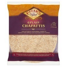 Pataks Plain Chapattis 6 Pack