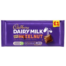 Retail Pack Cadbury Dairy Milk Chopped Hazelnut 22 x 95g