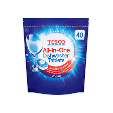 Tesco All In One Dishwasher Tablets Original x40