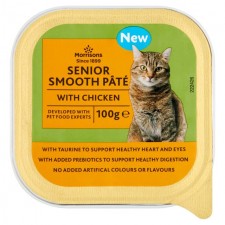 Morrisons Senior Cat Food Chicken Pate 100g