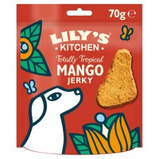 Lilys Kitchen Totally Tropical Mango Jerky Treats for Dogs 70g
