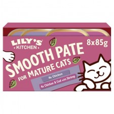 Lilys Kitchen Pate Selection for Mature Cats 8 x 85g
