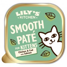 Lilys Kitchen Chicken and Cod with Salmon Pate for Kittens 85g