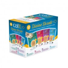 Catit Divine Shreds Tuna Multipack Wet Cat Food 12 x 75g