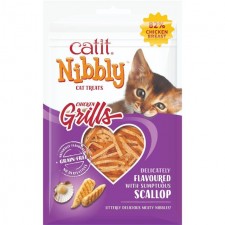 Catit Nibbly Grills Chicken and Scallop Cat Treat 30g