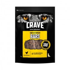 Crave Natural Grain Free Protein Bar Adult Dog Treat Chicken 76g