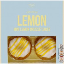 Marks and Spencer Mini Lemon Drizzle Cakes 4 per pack