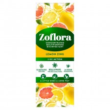 Zoflora Concentrated Antibacterial Disinfectant Lemon Zing 120ml