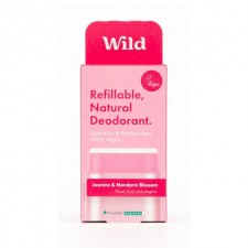 Wild Natural Deodorant Pink Case and Jasmine and Mandarin Blossom Starter Pack 152g