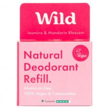 Wild Natural Deodorant Jasmine and Mandarin Blossom Refill 40g