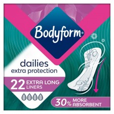 Bodyform Pure Sensitive Regular Panty Liners 26 per pack