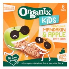 Organix Kids Marvellous Mandarin and Apple Oaty Bars 6 x 23g