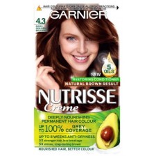 Garnier Nutrisse 4.3 Dark Golden Brown Permanent Hair Dye
