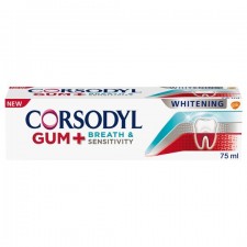 Corsodyl Gum Plus Breath and Sensitivity Whitening 75ml