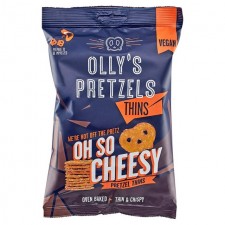 Ollys Pretzel Thins Oh So Cheesy 140g