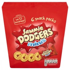 Burtons Mini Jammie Dodgers 6 Pack