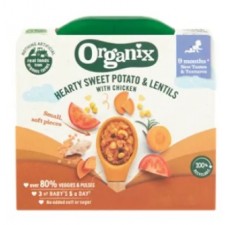 Organix Hearty Sweet Potato and Lentils with Chicken 9 Months+ 190g