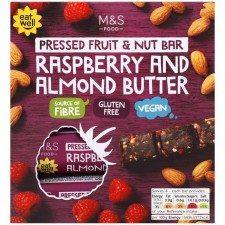 Marks and Spencer Raspberry and Almond Butter Bars 4 x 35g