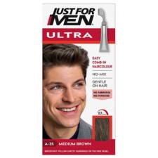 Just For Men Ultra Autostop Hair Colourant Medium Brown A-35