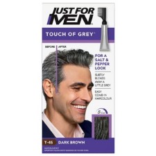 Just For Men Touch of Grey Dark Brown Grey T-45
