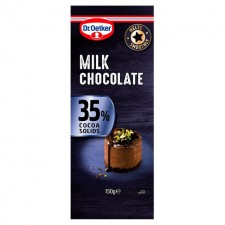 Dr Oetker Milk 35% Chocolate Bar 150g