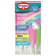 Dr Oetker Unicorn Decorating Icing 4 Pack 76g