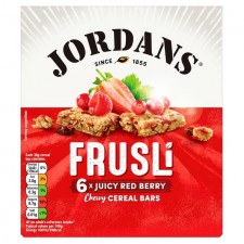 Jordans Juicy Red Berries Frusli Bars 6 Pack