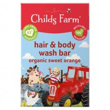 Childs Farm Kids Organic Sweet Orange Hair and Body Wash Bar 60g