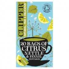 Clipper Organic Cleanse with Benefits Citrus and Fennel Infusion 20 Tea Bags