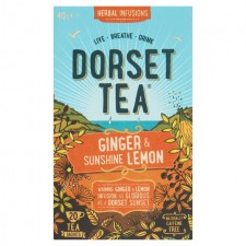 Dorset Tea Ginger and Sunshine Lemon 20 per pack