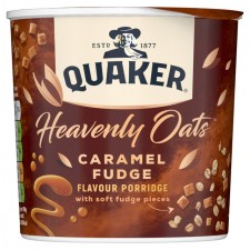Quaker Heavenly Oats Caramel Fudge Porridge Pot 58g