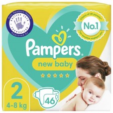 Pampers New Baby Nappies, Size 2 x 44 per pack