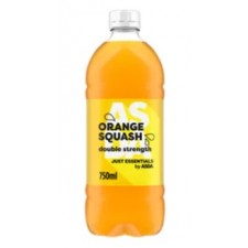 Asda Just Essentials No Added Sugar Orange Double Strength Squash 750ml