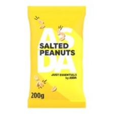 Asda Just Essentials Salted Peanuts 200g