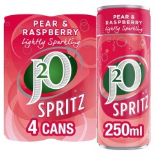 Britvic J2O Spritz Pear and Raspberry 4 x 250ml