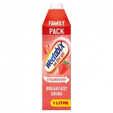 Weetabix On The Go Strawberry Family Breakfast Drink 1L