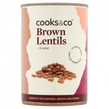 Cooks and Co Brown Lentils 400g