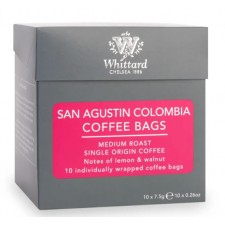 Whittard San Agustin Colombia 10 Coffee Bags