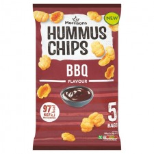 Morrisons BBQ Hummus Chips 5 Pack