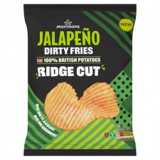 Morrisons Jalapeno Dirty Fries Crisps 150g