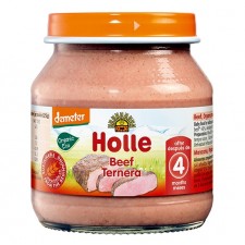 Holle Organic 4 Months Beef Jars 6 x 125g Pack